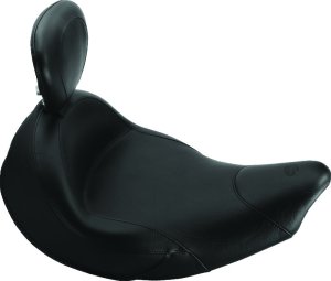 Yamaha Road Star One-Piece Motorcycle Seat - Mustang Motorcycle - DayTripper 1PC - Black - `99-`15